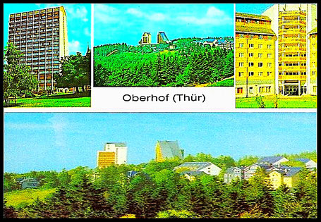  Postkaart  Verlag Bild und Heimat, Reichenbach Vogtländ FDGB Interhotel panorama Oberhof Thuringen collectie auteur.