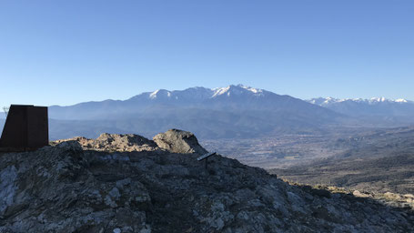 Rando plaisir de Randos Canétoises lau départ du col de la bataille vers Força Réal le 5 janvier 2018