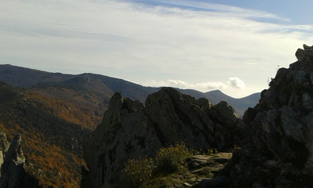 Randos Canétoises vers le pic de saint Christophe et le col de Llinas au départ de Montesquieu des Albères le 23 novembre 2017 
