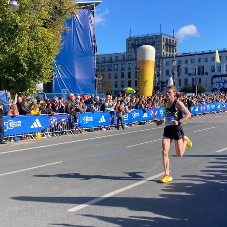 Gabriel Lautenschlager beim Berlin-Marathon