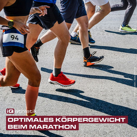 Optimales Körpergewicht beim Marathon