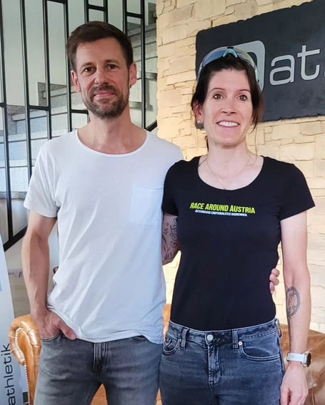 Radsporttrainer Sebastian Mühlenhoff und Vizeweltmeisterin Tina Büttne