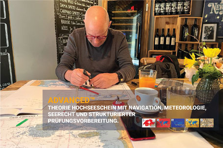 ADVANCED™ Hochseeschein-Theorie: Navigation, Meteorologie, Seerecht, Prüfungstraining