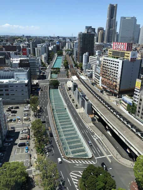 高速道路地下化(関内駅そば)