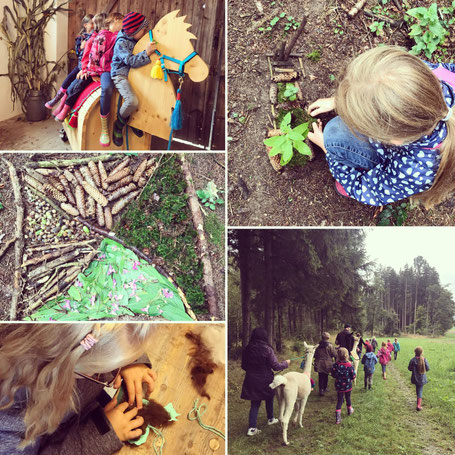 Kinder entdecken Bauernhoftiere und Natur am Pointnerhof.