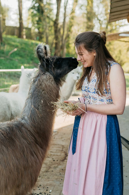 Zeit mit Alpakas und Lamas auf der Weide beim Lieblingsmensch‑Event.