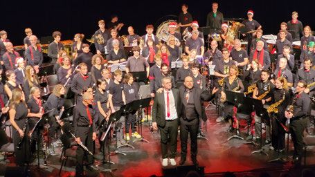 Ecole de musique EMC à Crolles - Grésivaudan : musiciens lors d'un concert à l'espace Paul Jargot