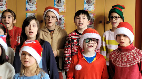 Ecole de musique EMC à Crolles – Grésivaudan : La chorale Les Tutti Cookies, lors de la répétition d’un concert. La chorale est ouverte à tous les enfants de primaire.