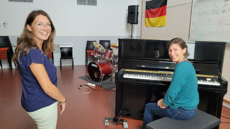 Ecole de musique EMC à Crolles - Grésivaudan : jeune chanteuse lors d'un concert de chant lyrique
