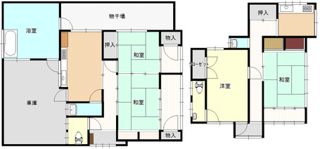 宿毛　市街　幸町　戸建て　二世帯　古民家　移住　庭付　日当り　買物　アクセス便利