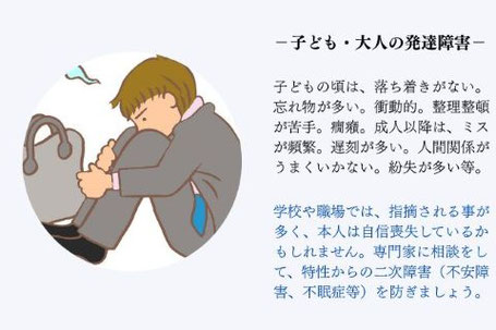 発達障害に悩むイメージ画像