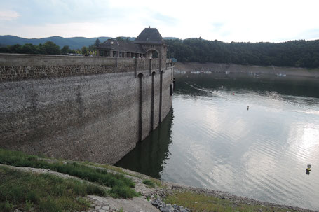 Niedrigwasser im Edersee