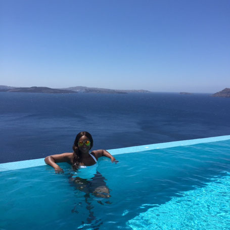 Iyabo Ojikutu, MD on soul benefiting travel to Santorini, Greece