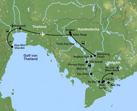 Rundreise Mekong Route 2025