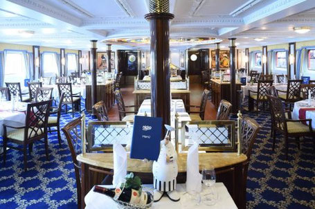 Restaurant auf dem Flussschiff MS Katharina von Bora 2026
