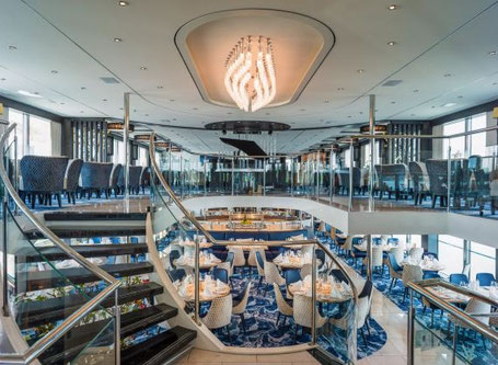 Das Atrium auf dem Flusskreuzfahrtschiff nickoVISION 2026