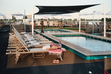 Pools auf dem Außendeck der A-ROSA SENA 2026 
