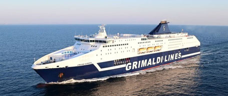 Grimaldi Cruise Europa Fähre 2026