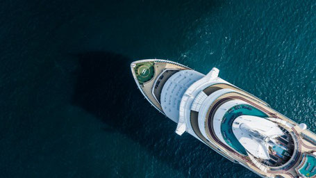 Kreuzfahrtschiff Vogelperspektive 2025