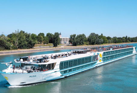 Flusskreuzfahrtschiff MS Alisa auf dem Rhein 2026