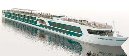 Das neue Luxus Flusskreuzfahrtschiff Amadeus Aurea 2026