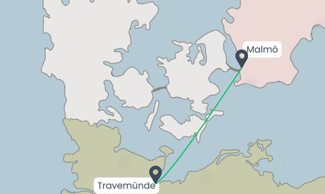 Finnlines Route Travemünde Malmö 2026