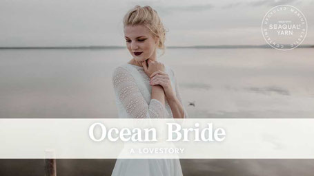 OCEAN BRIDE Brautmode - hergestellt aus SEAQUAL - recyceltem Meeresplastik I elementar Brautkleider 2022 I natürlich, schlicht und nachhaltig 
