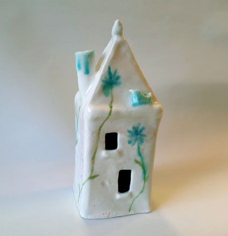 porcelana con pasta de papel
