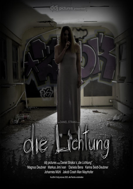 Filmplakat Daniel Straka's "die Lichtung", Kurzfilm, Österreich 2020