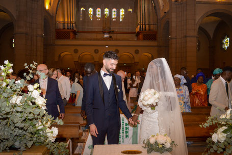 Cérémonie à l'église, photographe de mariage à Nantes et à Cholet.