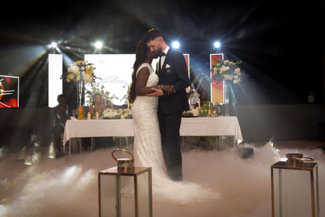 Ouverture du bal des mariés à Nantes avec Mathilde photographe de mariage à Ancenis.