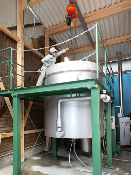 水蒸気蒸留法 精油抽出機