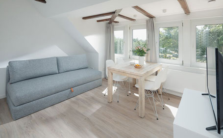 Wohnbereich Loft 4 im Strandloft Eins Norderney