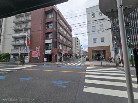 地元で愛されている川崎信用金庫登戸支店前交差点