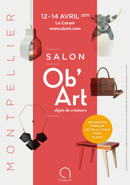 Exposition au Salon Ob'Art au Corum à Montpellier en avril 2019