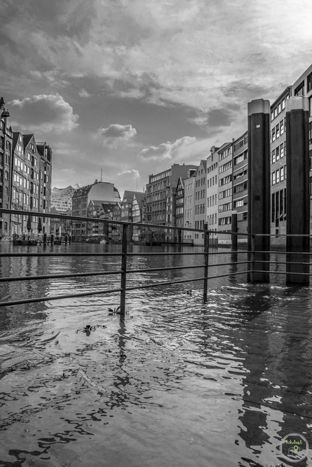 Hamburg Flut Fleeth Unterwasser Deutschland Heimat Fototour