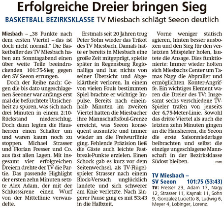 Bericht im Miesbacher Merkur am 14. November 2023 - Zum vergrößern klicken