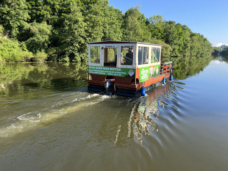 Floßfahrt auf der Lahn