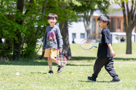 遊びながら体を動かしてみよう