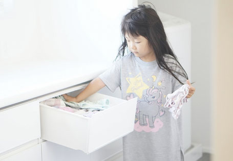 子どもの朝の支度