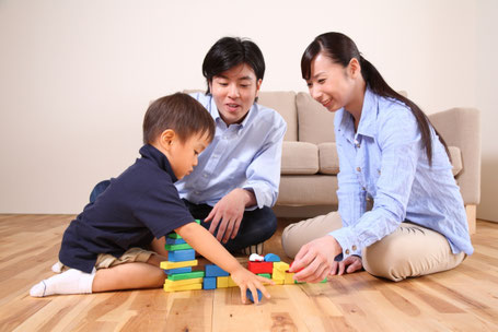 子どもと一緒に遊んでいるとき