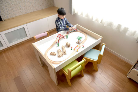 キッズーのプレイテーブルの特徴