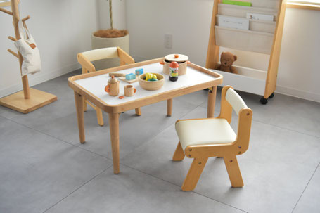 2.丸みのある家具は、安全で、空間もやさしくなる