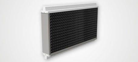 Modul einer PAD-Kühlung für Schweineställe