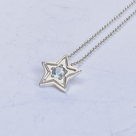 Stern Schmuck Anhänger in Silber - Symbol für Licht, Hoffnung und innere Führung