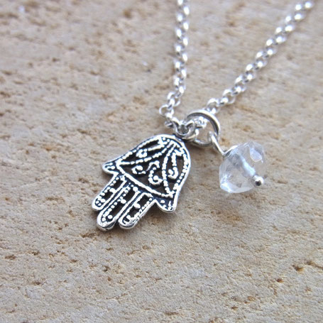 Ketten mit Hamsa Schutz Hand in Silber