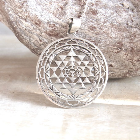 Sri Yantra Schmuck Symbol Anhänger für Spiritualiät