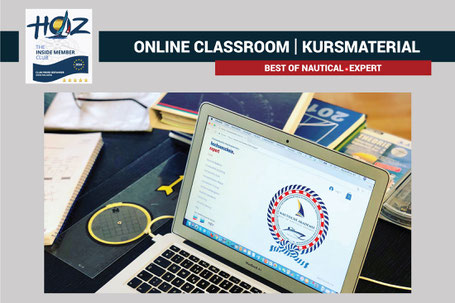 Online-Unterricht im HOZ Online Classroom – Videolektion mit nautischem Experten im digitalen Klassenzimmer.