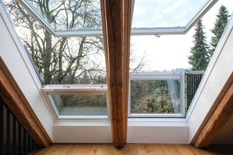 Strebel Holzbau - Dachfenster - das Fenster zum Himmel.