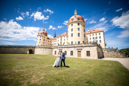 Hochzeitsfotos Moritzburg Schloss
